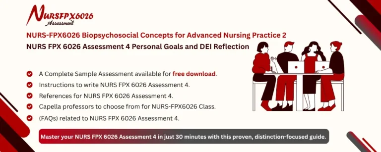 NURS FPX 6026 Assessment 4 Personal Goals and DEI Reflection